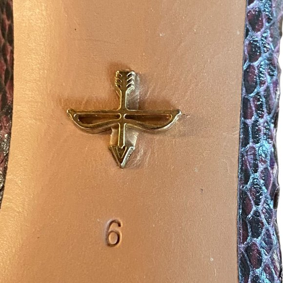 (2 for $45) Leather Burgundy Sexy Lace-Up Shoes - Picture 4 of 7